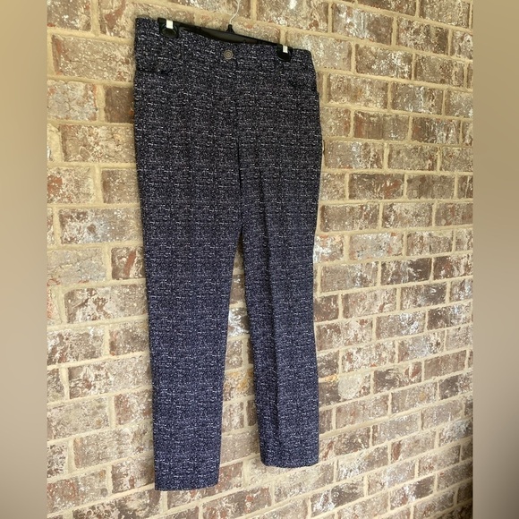 VERVE blues printed  straight leg w/ stretch Size 12 - Picture 3 of 12